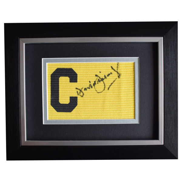 David Fairclough Signed Framed Captains Armband Autograph Display Liverpool COA AFTAL Perfect Gift Memorabilia	