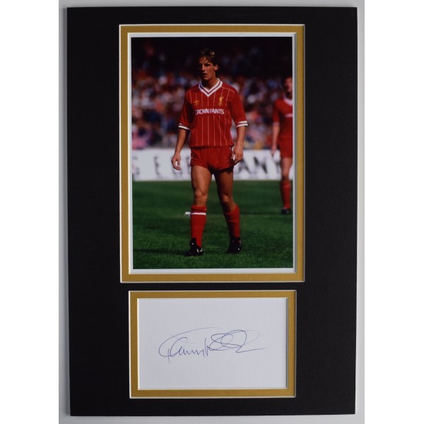Paul Walsh Signed Autograph A4 photo display Liverpool Football LFC AFTAL COA Perfect Gift Memorabilia	