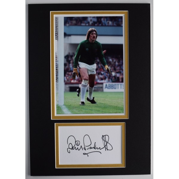 Phil Parkes Signed Autograph A4 photo display West Ham United Football AFTAL COA Perfect Gift Memorabilia	