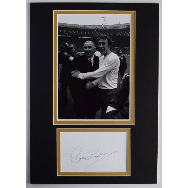 Martin Chivers Signed Autograph A4 photo display Tottenham Hotspur Football COA AFTAL Perfect Gift Memorabilia	