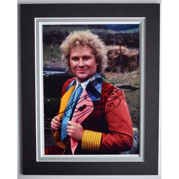 Colin Baker Signed Autograph 10x8 photo display Doctor Who TV Actor COA AFTAL Perfect Gift Memorabilia		