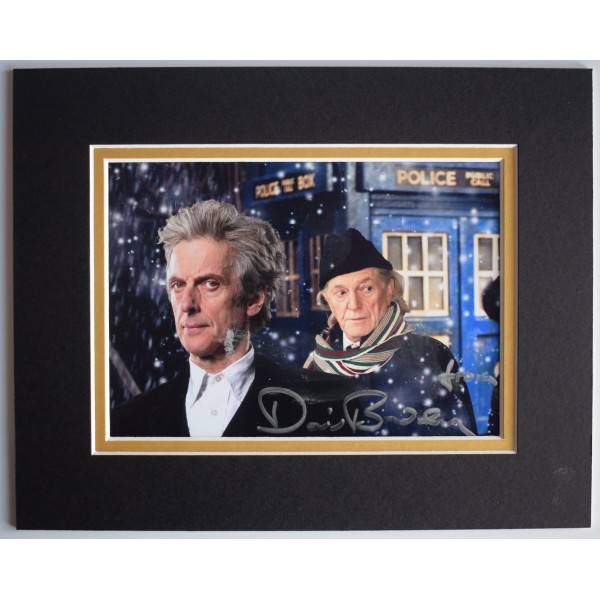 David Bradley Signed Autograph 10x8 photo display Doctor Who Dr Actor AFTAL COA Perfect Gift Memorabilia		