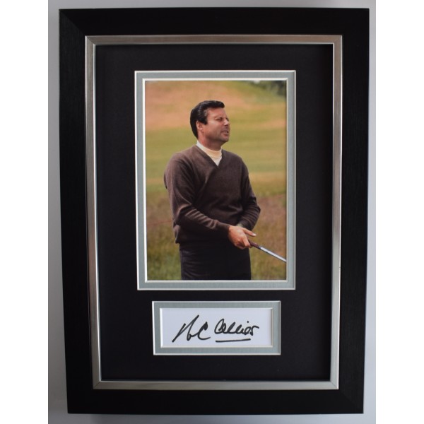 Peter Alliss Signed A4 Framed Autograph Photo Golf Golfer Sport Open AFTAL COA Perfect Gift Memorabilia	
