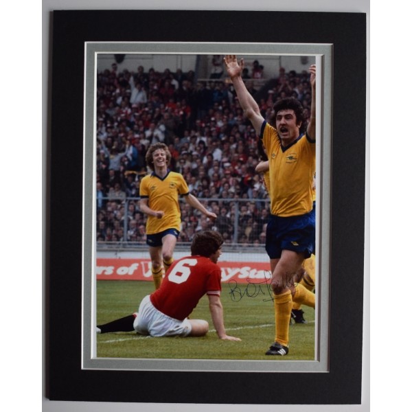 Brian Talbot Signed Autograph 10x8 photo display Arsenal Football AFTAL COA Perfect Gift Memorabilia	