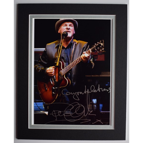 Paul Carrack Signed Autograph 10x8 photo display Music Mike Mechanics AFTAL COA Perfect Gift Memorabilia