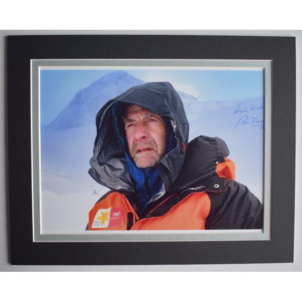 Ranulph Fiennes Signed Autograph 10x8 photo display Mount Everest AFTAL COA Perfect Gift Memorabilia	