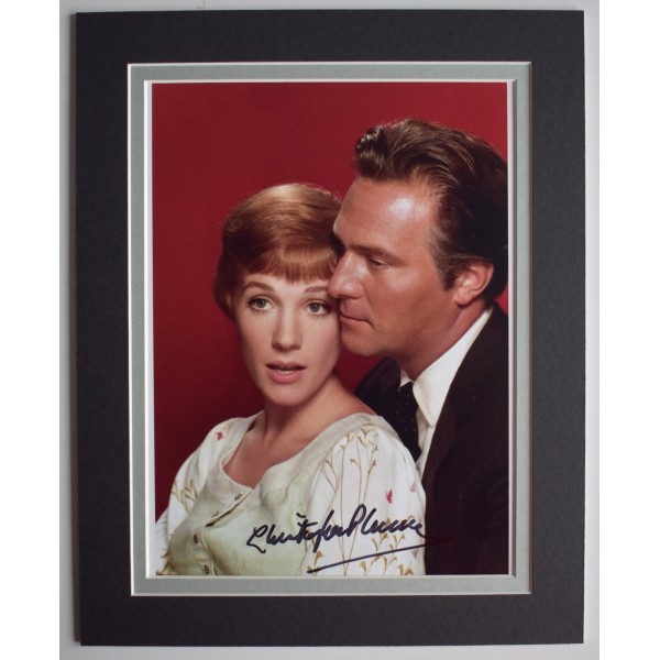 Christopher Plummer Signed Autograph 10x8 photo display Sound of Music Film COA AFTAL Perfect Gift Memorabilia	
