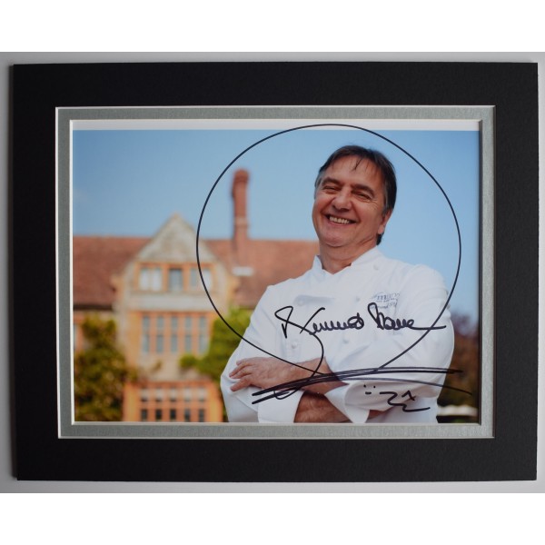 Raymond Blanc Signed Autograph 10x8 photo display Chef TV Michelin Star COA AFTAL Perfect Gift Memorabilia	