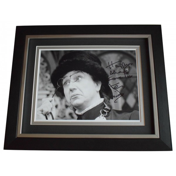 Ken Dodd SIGNED 10x8 FRAMED Photo Autograph Display TV Comedy Inscription COA AFTAL Perfect Gift Memorabilia		