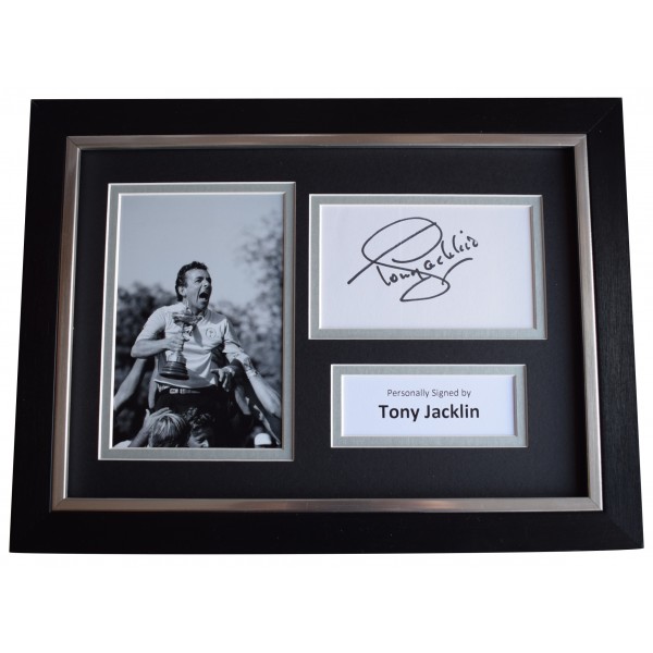 Tony Jacklin Signed A4 Framed Autograph Photo Display Golf Sport AFTAL COA Perfect Gift Memorabilia	