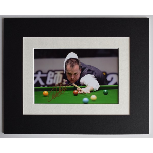 John Higgins Signed Autograph 10x8 photo display Snooker Sport COA AFTAL Perfect Gift Memorabilia		