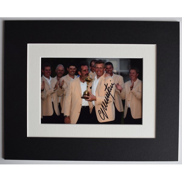 Colin Montgomerie Signed Autograph 10x8 photo display Golf Open Sport Ryder Cup AFTAL Perfect Gift Memorabilia		