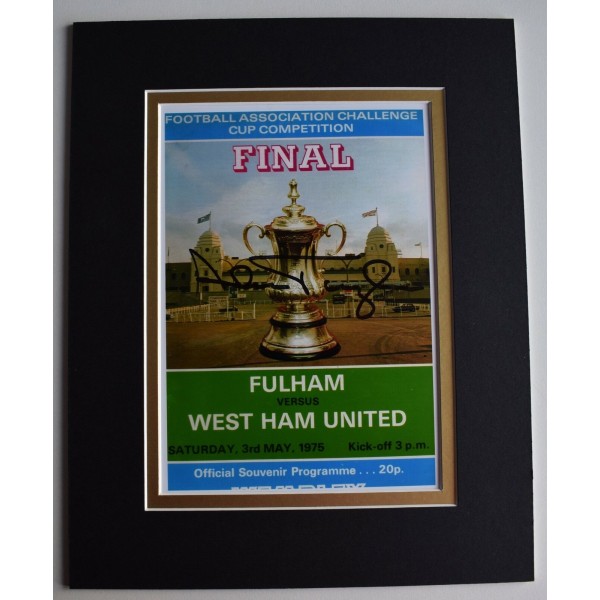 Alan Taylor Signed Autograph 10x8 photo display West Ham United Football COA AFTAL Perfect Gift Memorabilia		