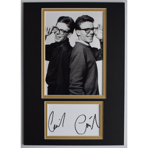 The Proclaimers Signed Autograph A4 photo display Music 500 Miles COA AFTAL Perfect Gift Memorabilia		