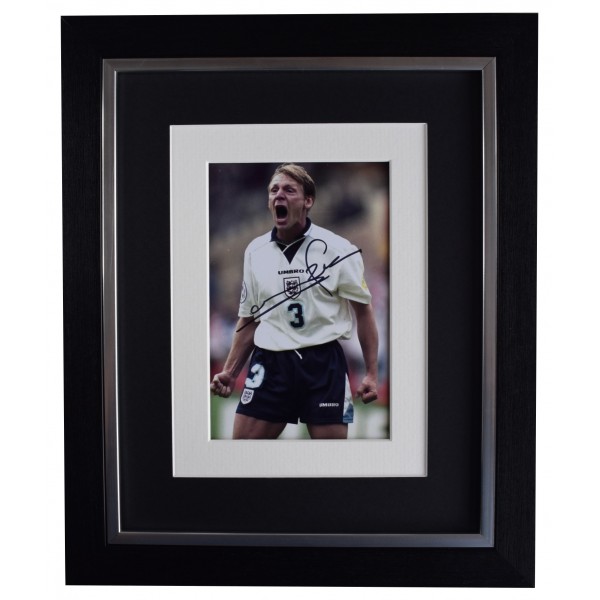 Stuart Pearce Signed 10x8 Framed Autograph Photo Display England Football AFTAL Perfect Gift Memorabilia		