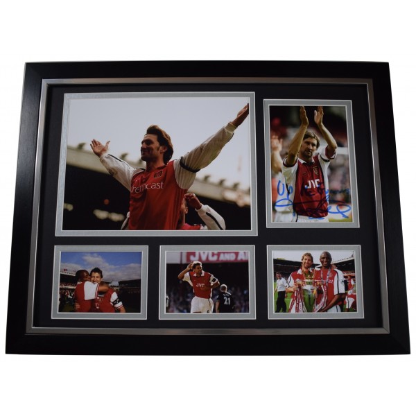 Tony Adams Signed Autograph framed 16x12 photo display Arsenal Football COA AFTAL Perfect Gift Memorabilia	