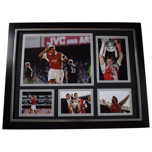 Tony Adams Signed Autograph framed 16x12 photo display Arsenal Football COA AFTAL Perfect Gift Memorabilia	
