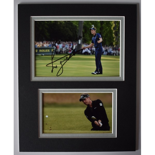 Luke Donald Signed Autograph 10x8 photo display Golf Open Ryder Cup COA AFTAL Perfect Gift Memorabilia		