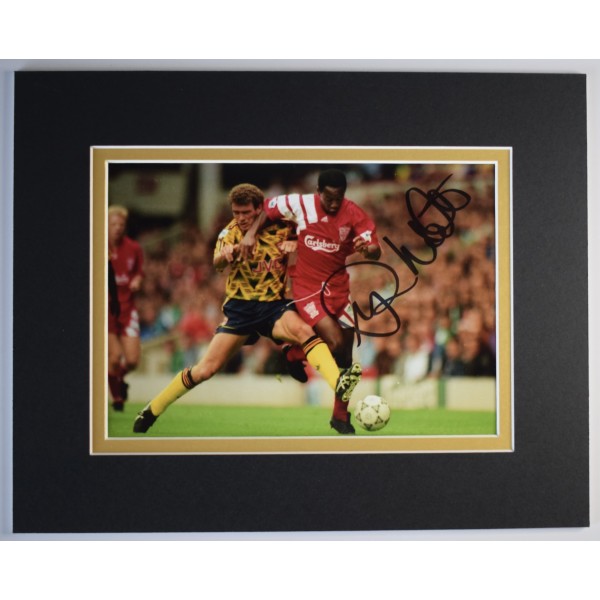 Mark Walters Signed Autograph 10x8 photo display Liverpool Football COA AFTAL Perfect Gift Memorabilia		