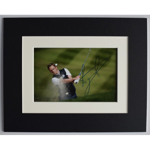 Luke Donald Signed Autograph 10x8 photo display Golf Open Masters COA AFTAL Perfect Gift Memorabilia		