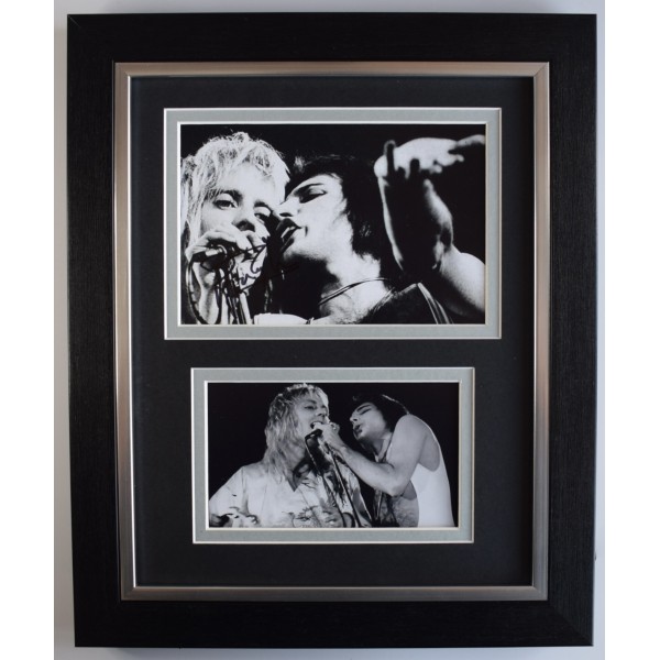 Roger Taylor Signed 10x8 Framed Autograph Photo Display Music Queen COA AFTAL Perfect Gift Memorabilia		