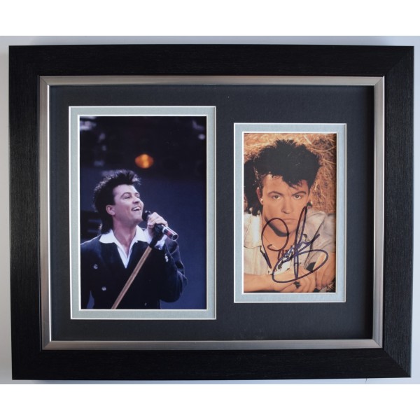 Paul Young Signed 10x8 Framed Autograph Photo Display Music Lay My Hat COA AFTAL Perfect Gift Memorabilia		