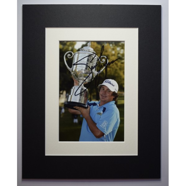 Jason Dufner Signed Autograph 10x8 photo display Golf Open Masters Sport AFTAL Perfect Gift Memorabilia		