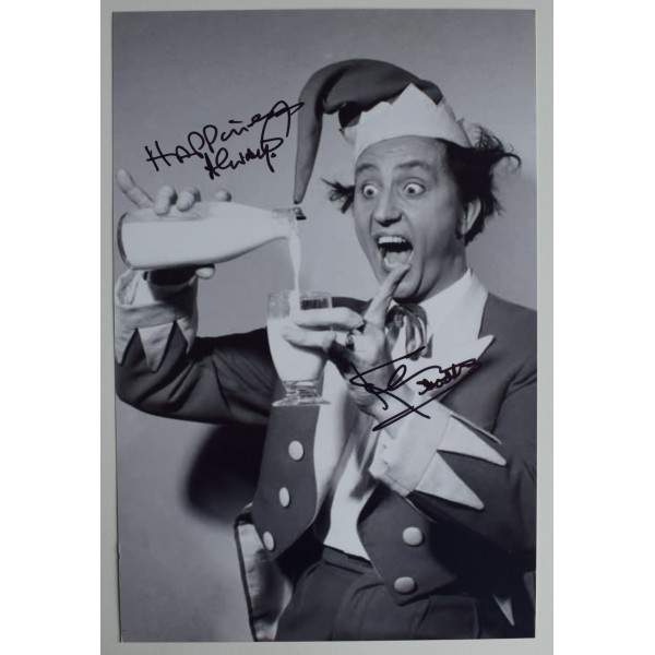 Ken Dodd Signed Autograph 12x8 Photo TV Comedy Inscription Liverpool COA AFTAL Perfect Gift Memorabilia	