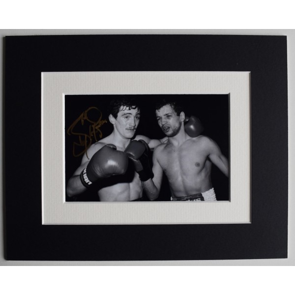 Barry McGuigan Signed Autograph 10x8 photo display Boxing Boxer Sport COA AFTAL Perfect Gift Memorabilia		