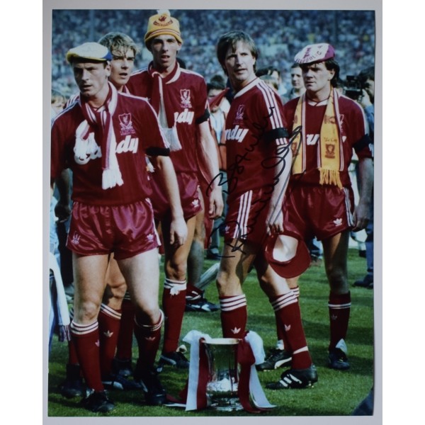 Ronnie Whelan Signed Autograph 10x8 Photo Liverpool Football LFC COA AFTAL Perfect Gift Memorabilia	