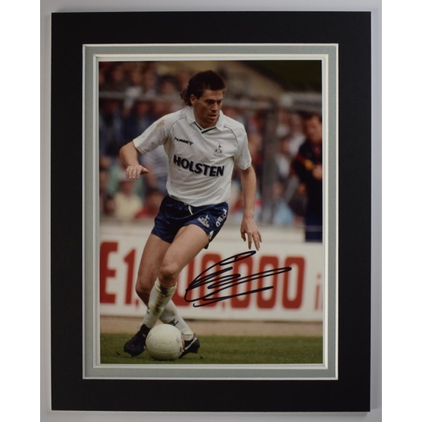 Chris Waddle Signed Autograph 10x8 photo display Tottenham Hotspur COA AFTAL Perfect Gift Memorabilia	