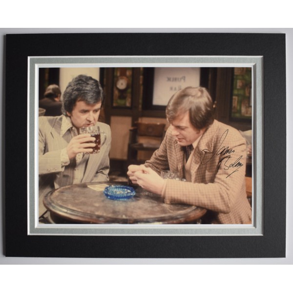 James Bolam Signed Autograph 10x8 photo display TV Likely Lads Actor COA AFTAL Perfect Gift Memorabilia	