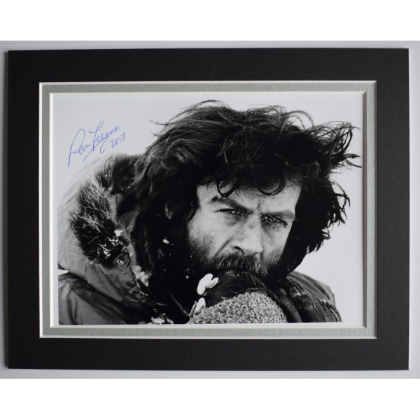 Ranulph Fiennes Signed Autograph 10x8 photo display TV Mount Everest COA AFTAL Perfect Gift Memorabilia	