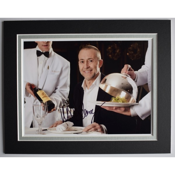 Michel Roux Jr Signed Autograph 10x8 photo display TV Diet Chef COA AFTAL Perfect Gift Memorabilia	
