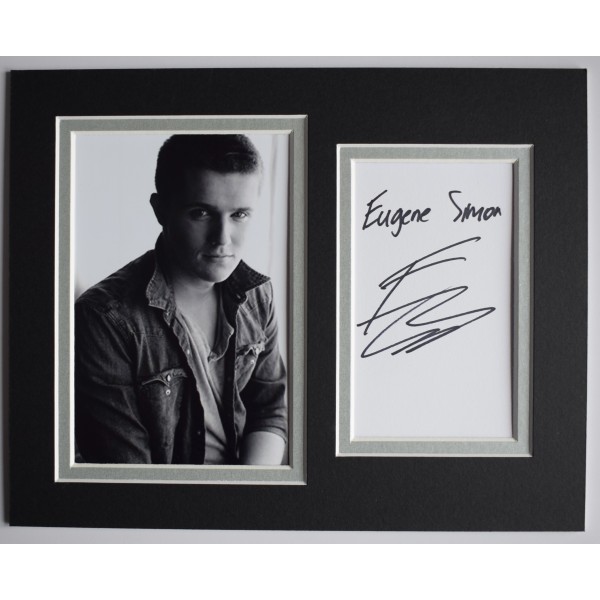 Eugene Simon Signed Autograph 10x8 photo display TV Game of Thrones COA AFTAL Perfect Gift Memorabilia	