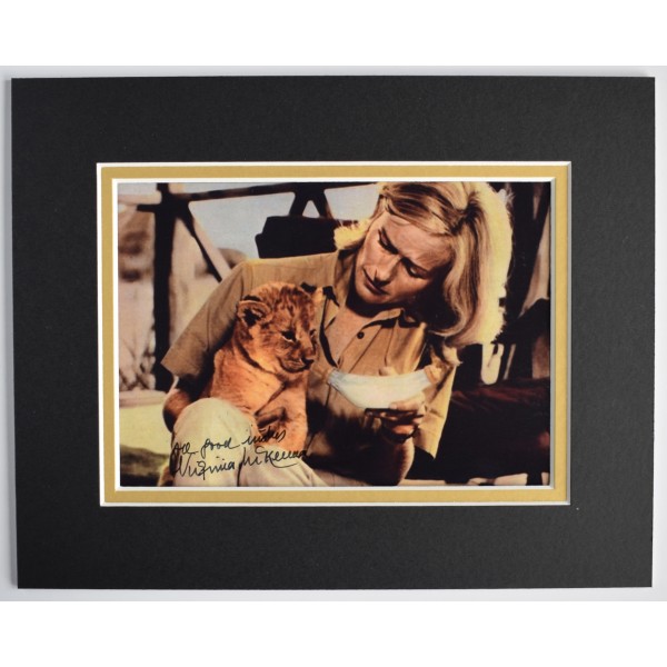 Virginia McKenna Signed Autograph 10x8 photo display Born Free TV Film COA AFTAL Perfect Gift Memorabilia	