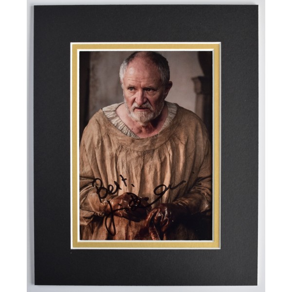 Jim Broadbent Signed Autograph 10x8 photo display Game of Thrones TV COA AFTAL Perfect Gift Memorabilia	