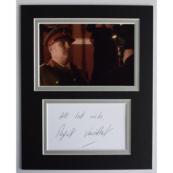 Rupert Vansittart Signed Autograph 10x8 photo display Doctor Dr Who TV COA AFTAL Perfect Gift Memorabilia		