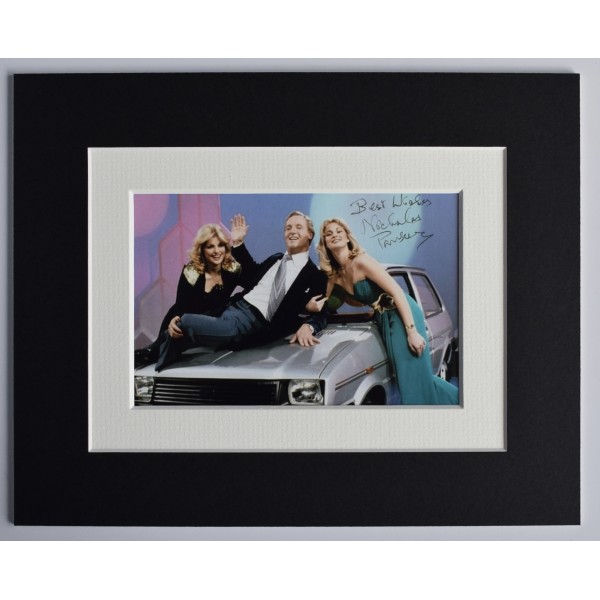 Nicholas Parsons Signed Autograph 10x8 photo display Sale of Century TV AFTAL Perfect Gift Memorabilia		