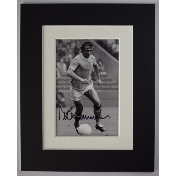 Mike Summerbee Signed Autograph 10x8 photo display Manchester City Football COA AFTAL Perfect Gift Memorabilia