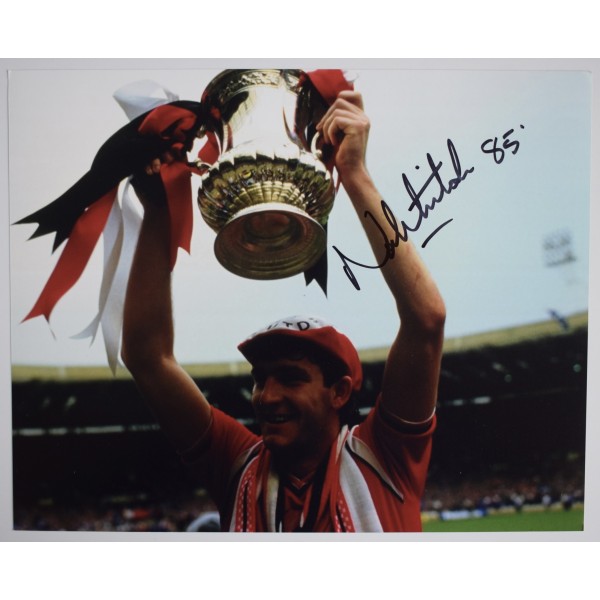 Norman Whiteside Signed Autograph 10x8 photo Manchester United football AFTAL Perfect Gift Memorabilia