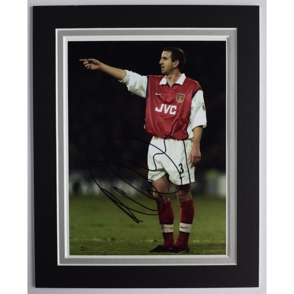 Nigel Winterburn Signed Autograph 10x8 photo display Arsenal Football COA AFTAL Perfect Gift Memorabilia	