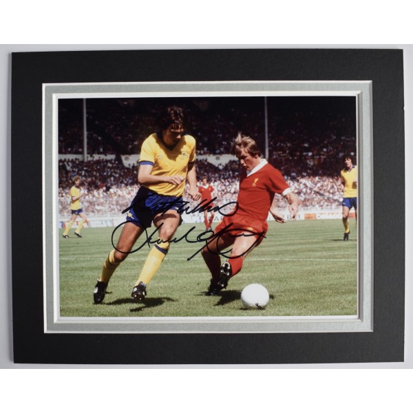 David O'Leary Signed Autograph 10x8 photo display Arsenal Football COA AFTAL Perfect Gift Memorabilia	