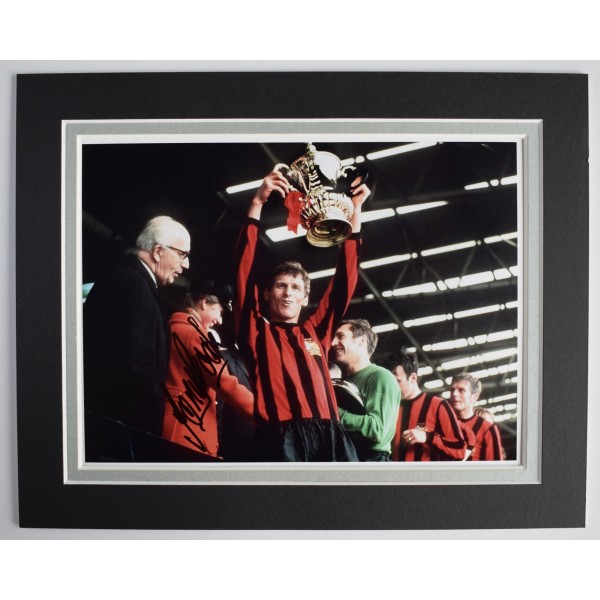 Tony Book Signed Autograph 10x8 photo display Manchester City Football COA AFTAL Perfect Gift Memorabilia	