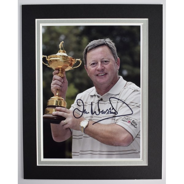 Ian Woosnam Signed Autograph 10x8 photo display Golf Open Ryder Cup COA AFTAL Perfect Gift Memorabilia	