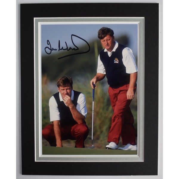 Ian Woosnam Signed Autograph 10x8 photo display Golf Open Ryder Cup COA AFTAL Perfect Gift Memorabilia	