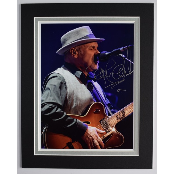 Paul Carrack Signed Autograph 10x8 photo display Music Mike Mechanics COA AFTAL Perfect Gift Memorabilia	