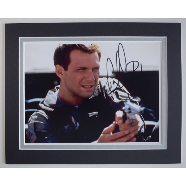 Christian Slater Signed Autograph 10x8 photo display Film TV Actor COA AFTAL Perfect Gift Memorabilia	