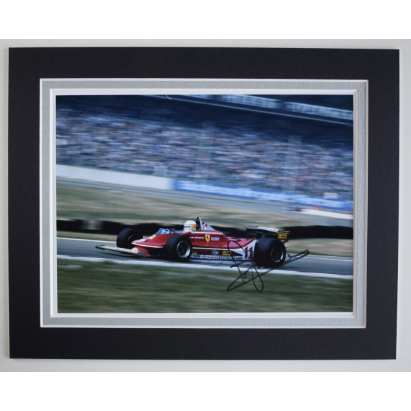 Jody Scheckter Signed Autograph 10x8 photo display Formula 1 Motor Racing AFTAL Perfect Gift Memorabilia	