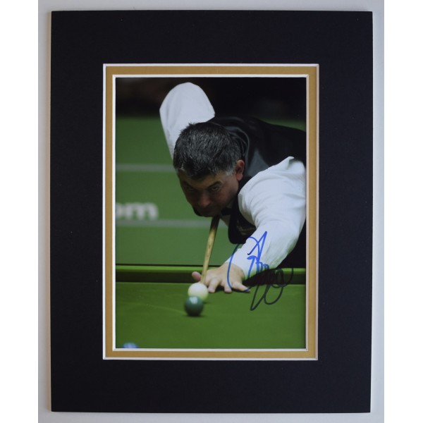 John Parrott Signed Autograph 10x8 photo display Snooker Sport COA AFTAL Perfect Gift Memorabilia		